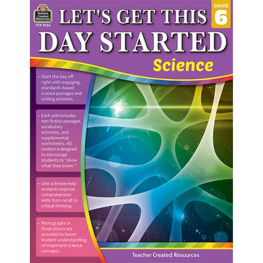 Teacher Created Resources Lets Get This Day Started: Science Grade 6
